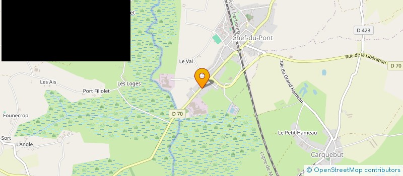 localisation de l'entreprise SCI MARIE BIENAIMEE à CARENTAN-LES-MARAIS