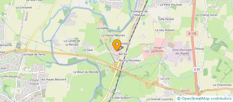 localisation de l'entreprise SCI MARIE BLANCHE DAVID  BETTON