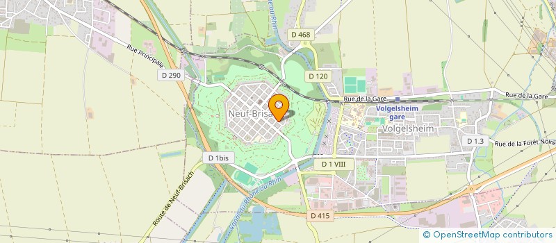 localisation de l'entreprise SCI MARIE BLASY  NEUF-BRISACH