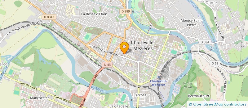 localisation de l'entreprise SCI MARIE C  CHARLEVILLE-MEZIERES