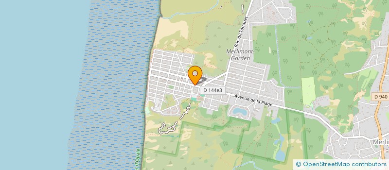 localisation de l'entreprise SCI MARIE-CAPUCINE  MERLIMONT