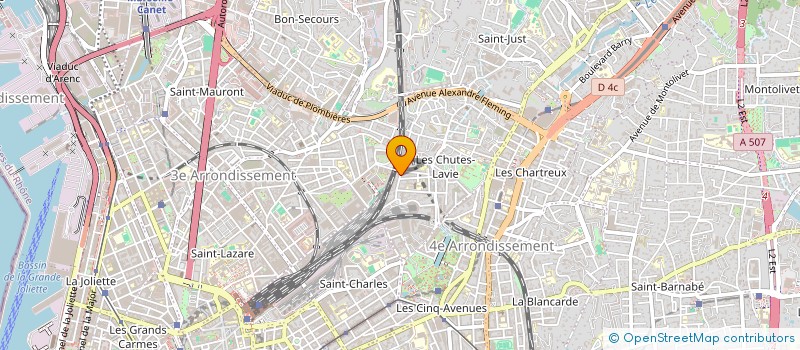 localisation de l'entreprise SCI MARIE CAROLINE à MARSEILLE