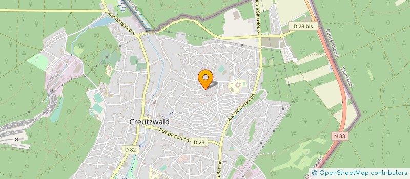 localisation de l'entreprise SCI MARIE CASSANDRA  CREUTZWALD