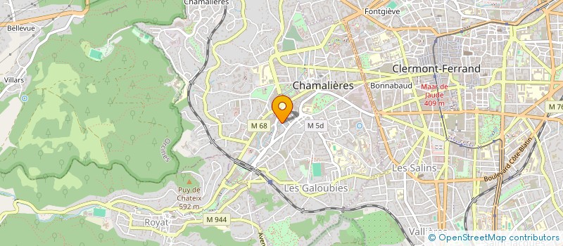 localisation de l'entreprise SCI MARIE CATHERINE  CHAMALIERES