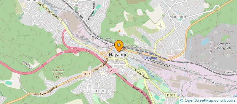 localisation de l'entreprise SCI MARIE CATHERINE  HAYANGE