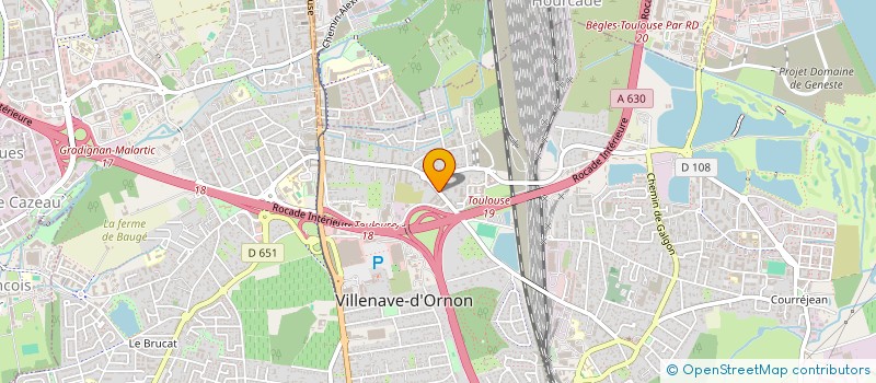 localisation de l'entreprise SCI MARIE-CECILE  VILLENAVE-D'ORNON