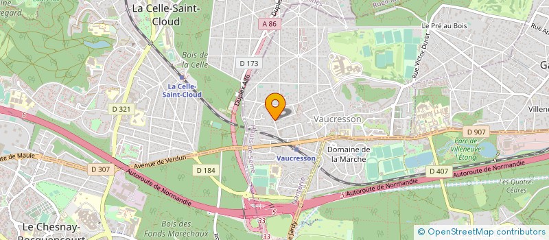 localisation de l'entreprise SCI MARIE CHANTAL à VAUCRESSON