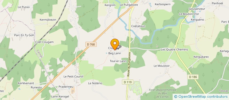 localisation de l'entreprise SCI MARIE-CHARLES  CARNAC