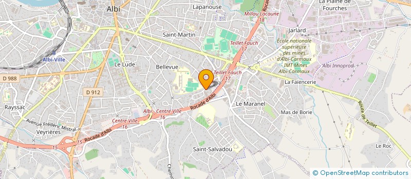 localisation de l'entreprise SCI MARIE CHARLOTTE 2 à ALBI