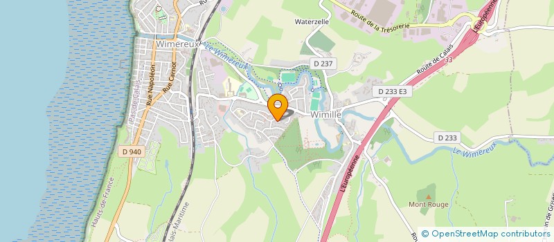 localisation de l'entreprise SCI MARIE-CLAIRE  WIMILLE