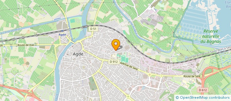 localisation de l'entreprise SCI MARIE-CLAIRE  AGDE