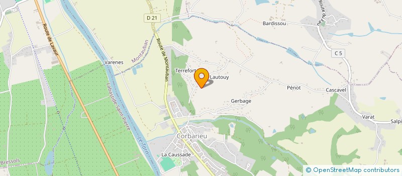 localisation de l'entreprise SCI MARIE-CLAUDE  CORBARIEU