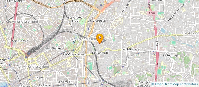 localisation de l'entreprise SCI MARIE CLEMENCE à MARSEILLE