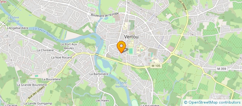 localisation de l'entreprise SCI MARIE CURIE  VERTOU