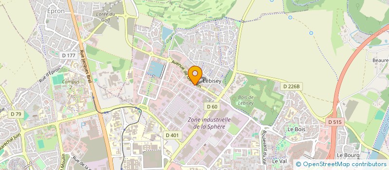 localisation de l'entreprise SCI MARIE CURIE à HEROUVILLE-SAINT-CLAIR