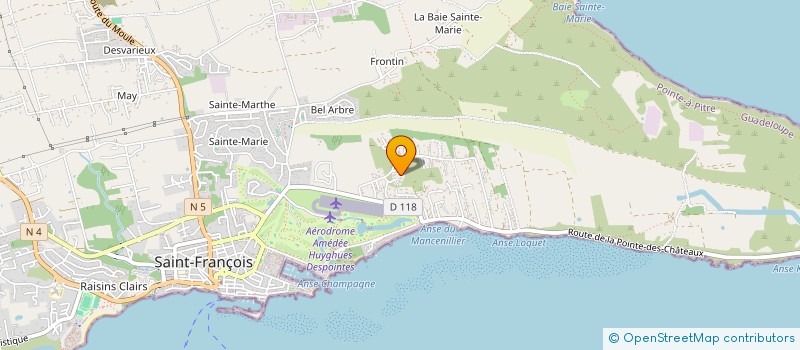localisation de l'entreprise SCI MARIE D'OR ET FILS à SAINT-FRANCOIS