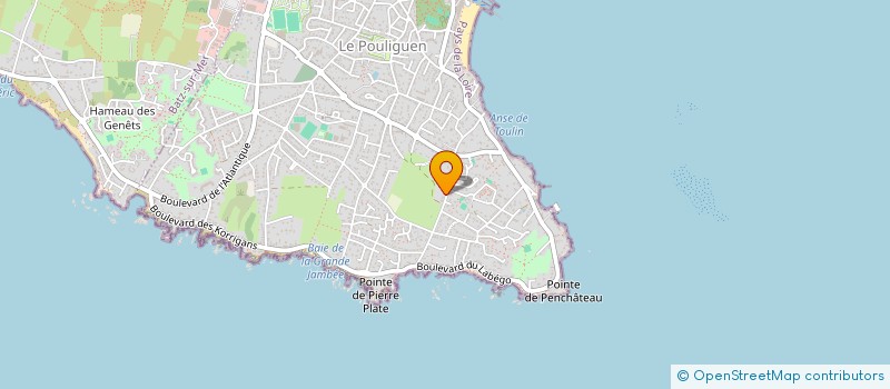 localisation de l'entreprise SCI  MARIE DOFFE  LE POULIGUEN