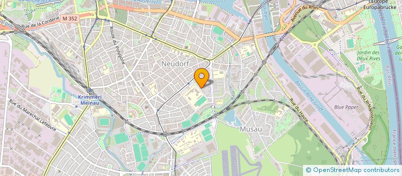 localisation de l'entreprise SCI MARIE - DORIS  STRASBOURG