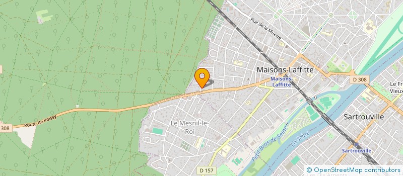 localisation de l'entreprise SCI MARIE DUMANOIR  MAISONS-LAFFITTE