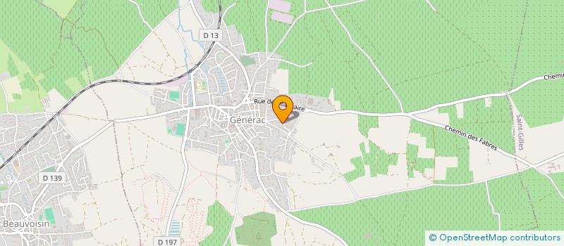 localisation de l'entreprise SCI MARIE ELLEN  GENERAC