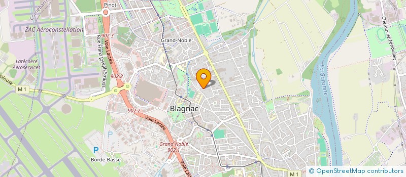 localisation de l'entreprise SCI MARIE ET ELENA à BLAGNAC
