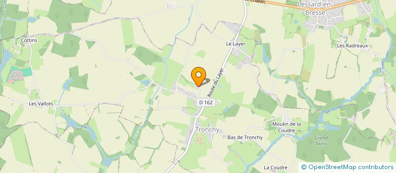 localisation de l'entreprise SCI MARIE ET SEBASTIEN COMPAGNON  TRONCHY