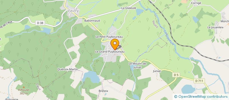 localisation de l'entreprise SCI MARIE EVELYNE  VAULRY