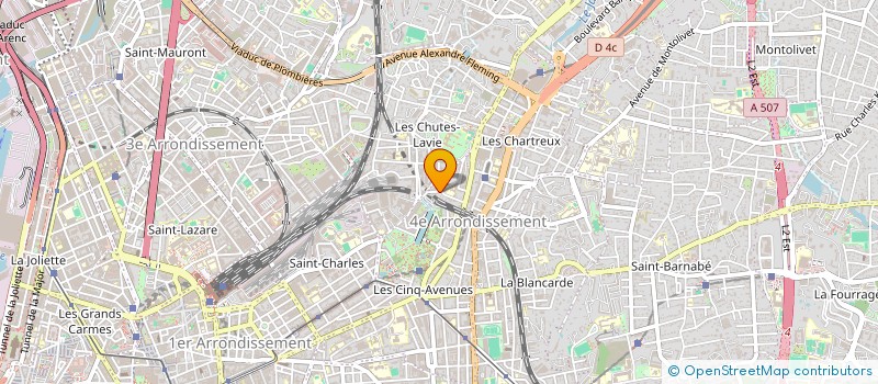 localisation de l'entreprise SCI MARIE FRANCE à MARSEILLE