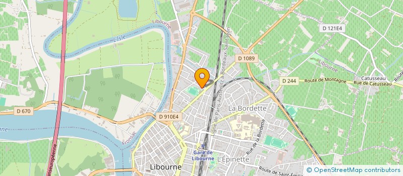 localisation de l'entreprise SCI MARIE FRANCE  LIBOURNE