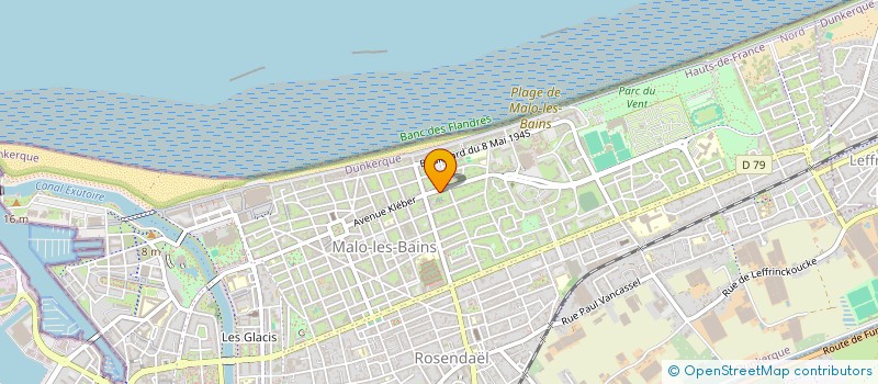 localisation de l'entreprise SCI MARIE FRANCE ENNAERT à DUNKERQUE