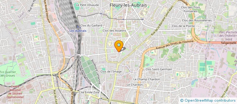 localisation de l'entreprise SCI MARIE FRANCE ET CORINNE à FLEURY-LES-AUBRAIS