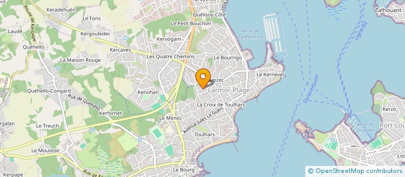 localisation de l'entreprise SCI MARIE FRANCOISE  LARMOR-PLAGE