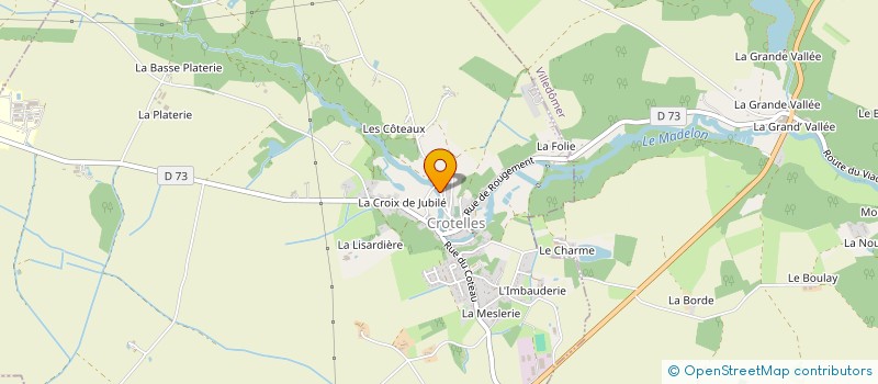 localisation de l'entreprise SCI MARIE GABY  CROTELLES