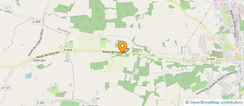 localisation de l'entreprise SCI MARIE GALANTE 2  FLEURANCE