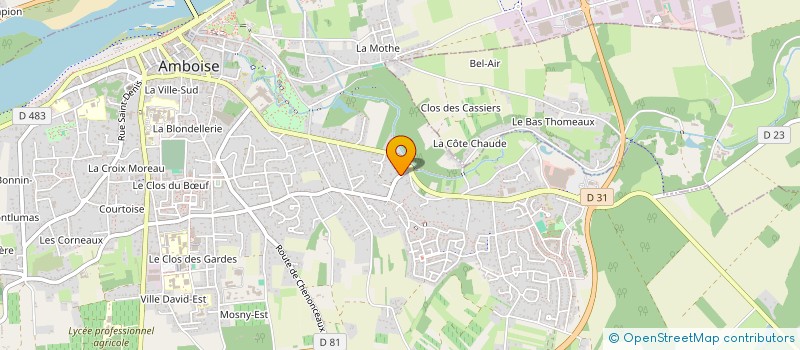 localisation de l'entreprise SCI MARIE GALANTE  AMBOISE