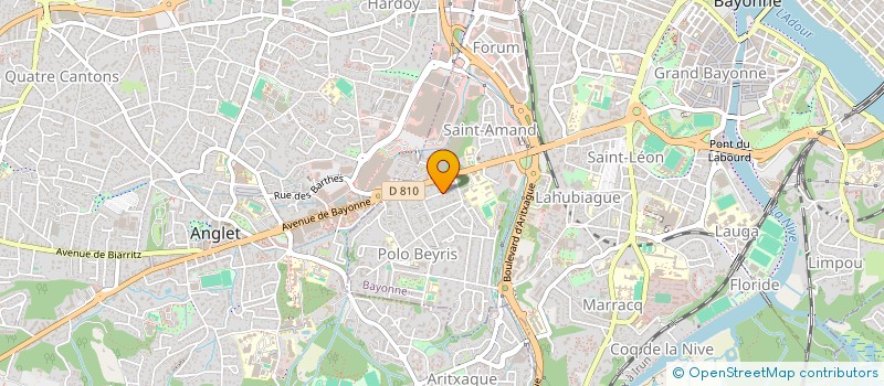 localisation de l'entreprise SCI MARIE GALANTE  BAYONNE