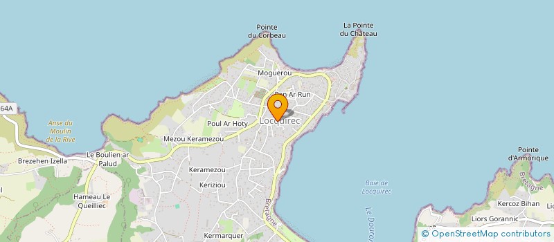 localisation de l'entreprise SCI MARIE GALANTE  LOCQUIREC