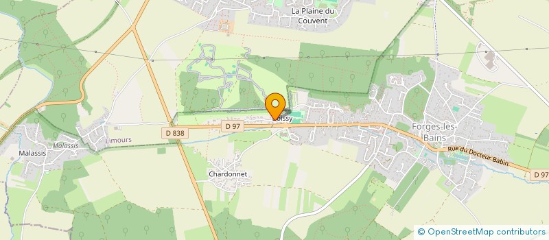 localisation de l'entreprise SCI MARIE GALANTE  FORGES-LES-BAINS