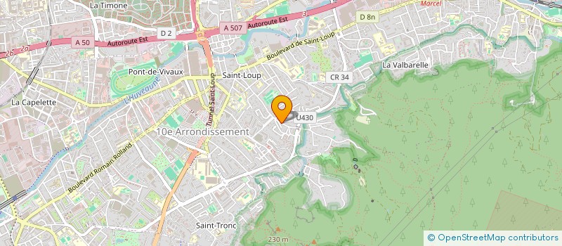 localisation de l'entreprise SCI MARIE HELENE à MARSEILLE 10EME