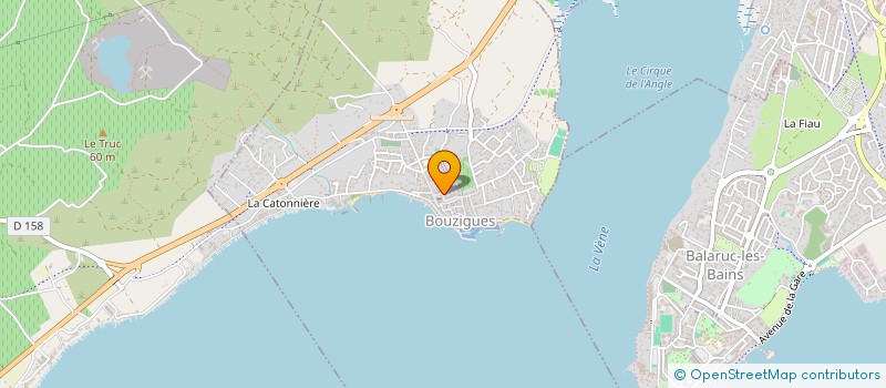 localisation de l'entreprise SCI MARIE HELENE  BOUZIGUES