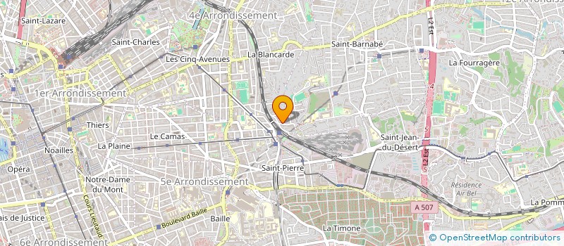 localisation de l'entreprise SCI MARIE JEANNE à MARSEILLE