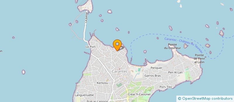 localisation de l'entreprise SCI MARIE JEANNE  CARANTEC