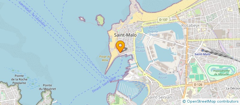 localisation de l'entreprise SCI MARIE-JOSE  SAINT-MALO