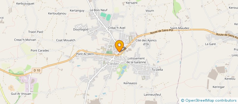 localisation de l'entreprise SCI MARIE JOSEPH  CLEDER