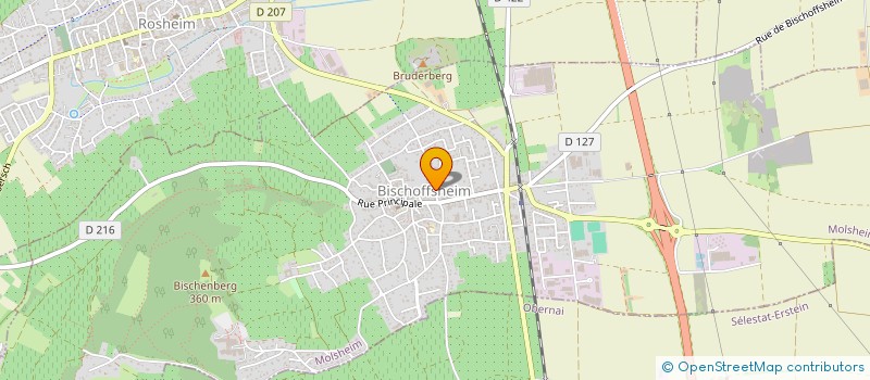 localisation de l'entreprise SCI MARIE JOSEPHINE  BISCHOFFSHEIM