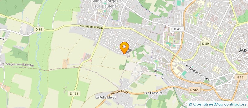 localisation de l'entreprise SCI MARIE JULIETTE  SAINT-GEORGES-SUR-BAULCHE