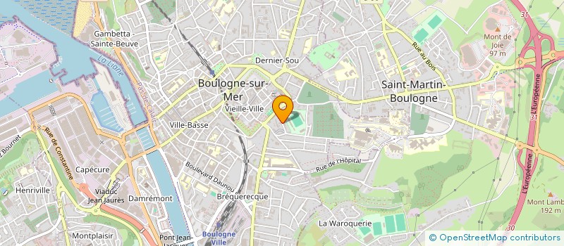 localisation de l'entreprise SCI MARIE L  BOULOGNE SUR MER