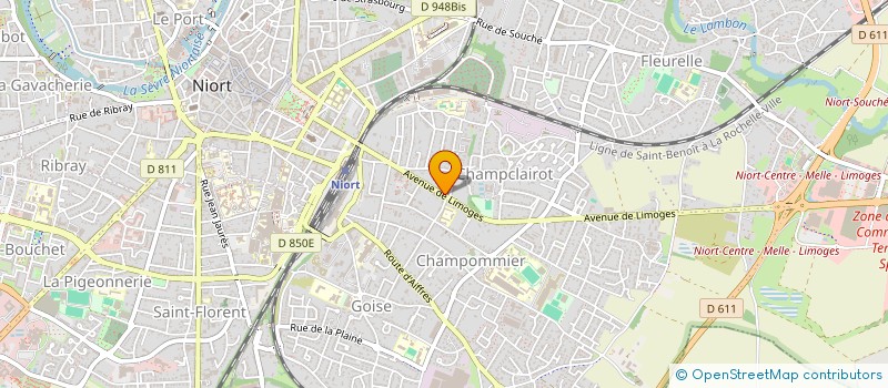 localisation de l'entreprise SCI MARIE LAURE à NIORT
