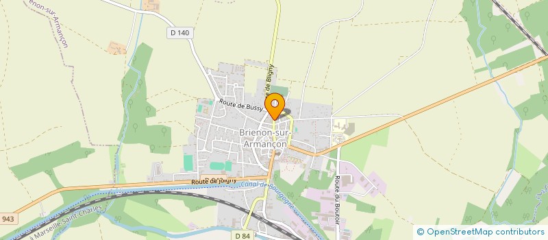 localisation de l'entreprise SCI MARIE LAURE  BRIENON-SUR-ARMANCON