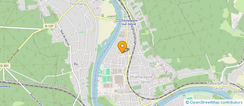 localisation de l'entreprise SCI MARIE LAURE  CHAMPAGNE-SUR-SEINE